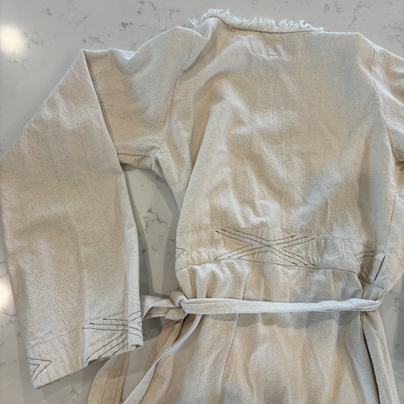 Chintamani Alchemistry Maxi Dress Organic Cotton Ivory Size Large - Picture 9 of 13